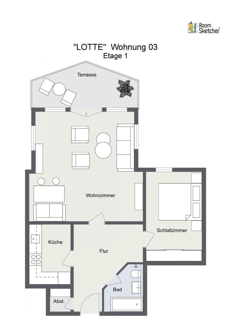 Apartment Lotte Zempin Extérieur photo